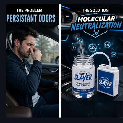 Ultimate Car Odor Removal System - Professional Grade Odor Eliminator Kit