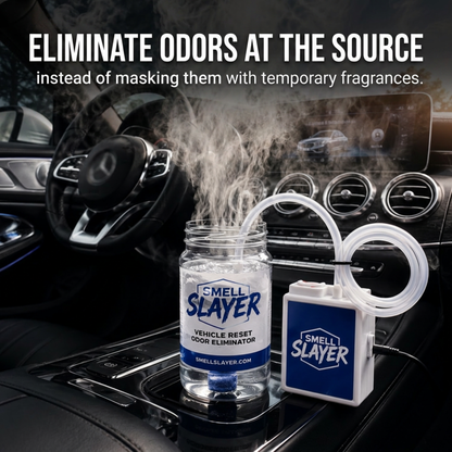 Ultimate Car Odor Removal System - Professional Grade Odor Eliminator Kit