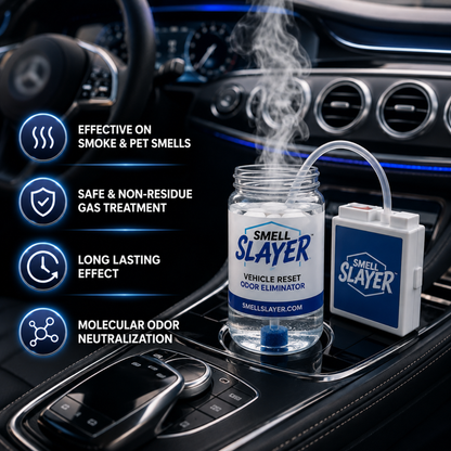 Ultimate Car Odor Removal System - Professional Grade Odor Eliminator Kit