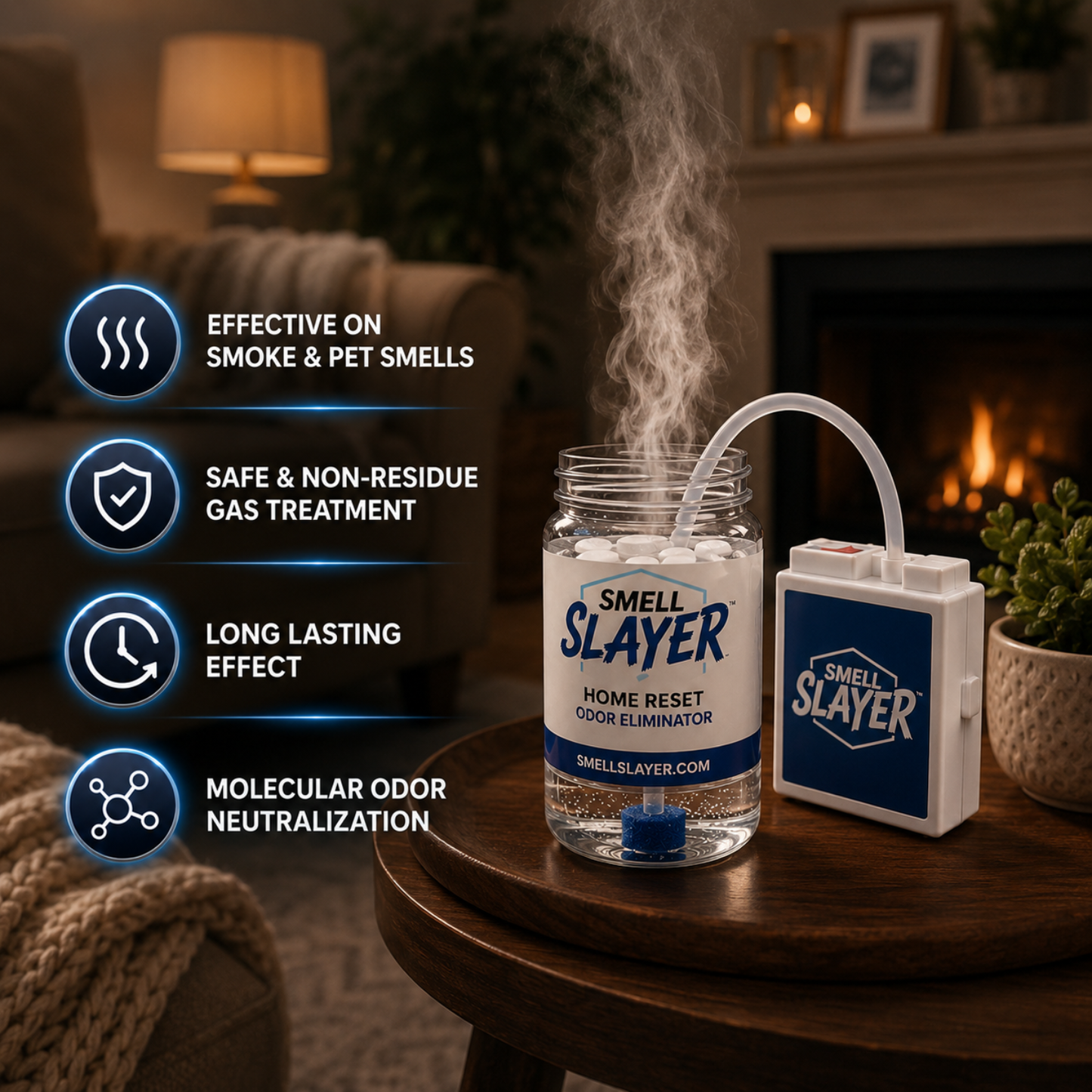 Ultimate Home Odor Removal System - Professional Grade Odor Eliminator Kit